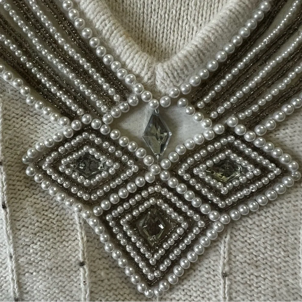 Vintage 1980’s Premier Designer Collection Silk & Angora Sweater Large - Picture 7 of 8